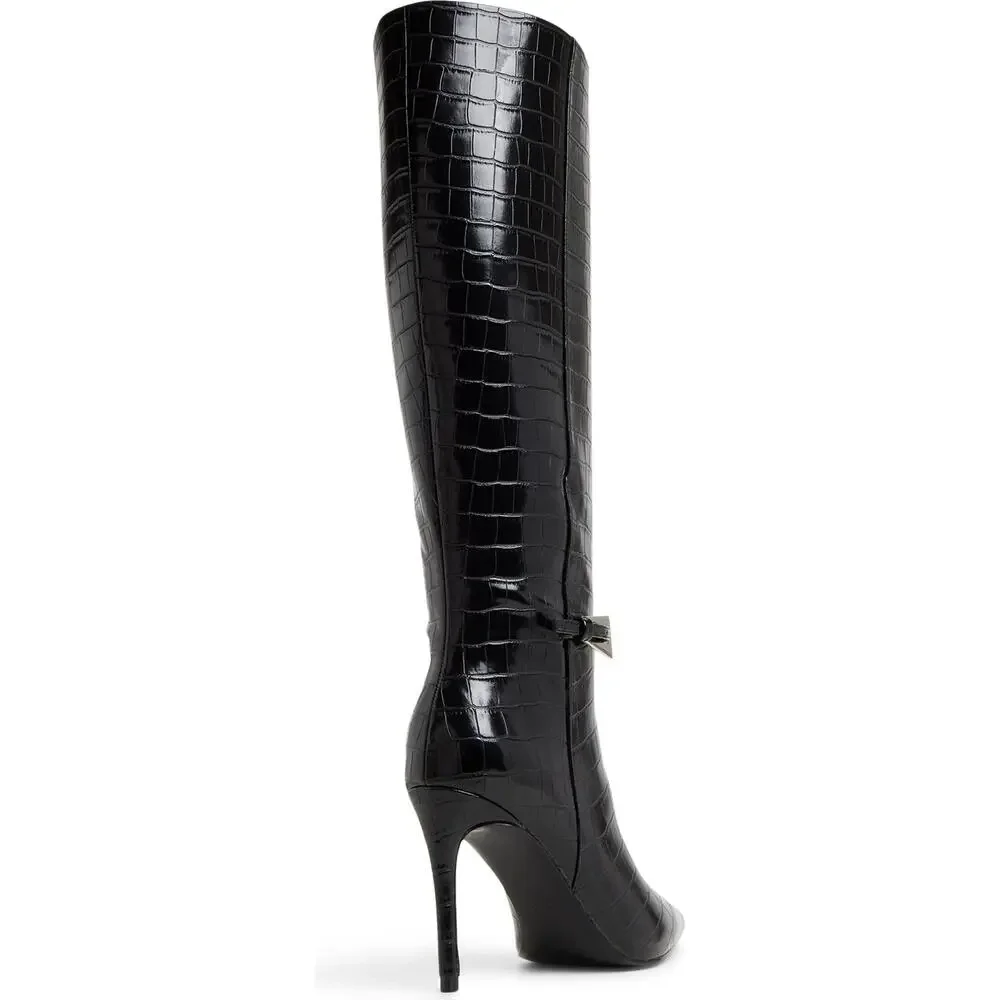 Aldo Tiffany Women's Stiletto Black Boots Size 8.5 MSRP $140